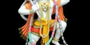 Marble Colored Hanuman Statue
