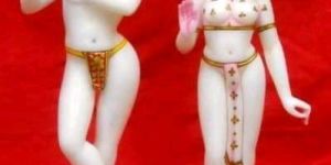 Marble Radha Krishna Statue