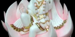 Marble Laddu Gopal Statue