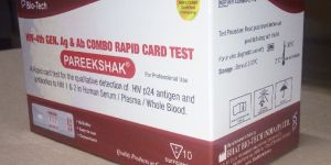 PAREEKSHAK HIV 4th Gen. Ag & Ab COMBO RAPID CARD TEST