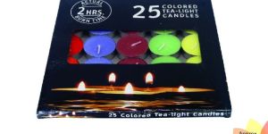 Tea Light Candle 8-25 Color