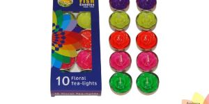 Tea Light Candle Floral