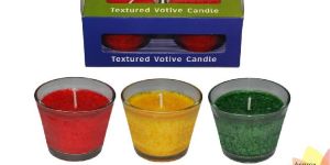 Textured Votive Candles