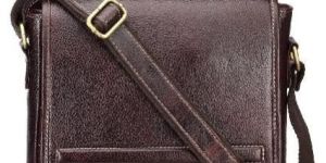 Men Brown Genuine Leather Messenger Bag