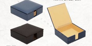 Vegan Leather Paper Slip Box