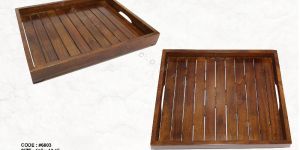 Wooden Square Tray