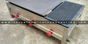 SLC SS Chapati Roti Bhatti with Cast Iron Puffer Plate