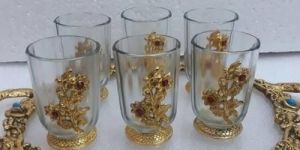 Serving Tray Glass Set