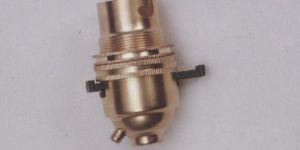 B22 Brass Push Bar Lamp Holder