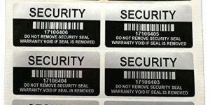 Serial Number Stickers