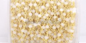 White Chalcedony Chain