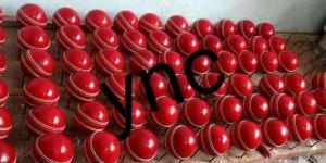 Red Leather Cricket Ball