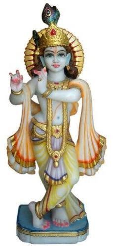 Marble Krishna Statue