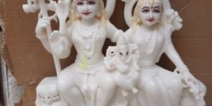 Marble Shiv Parivar Statue