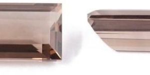 Octagon Smokey Quartz Stone