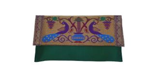 Semi Paithani Flat Purse