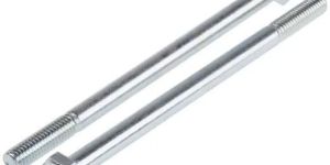 M6 X 100mm Bright Zinc Plated Steel Hex Bolt