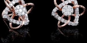 Small Stud Diamond Earrings