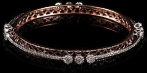 Round Cut Diamond Bangles