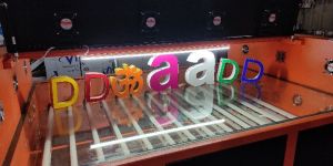 Liquid Acrylic Curing Signage Printing Machine