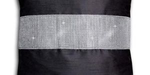 Black Silk Cushion Covers