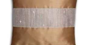 Light Brown Silk Cushion Covers