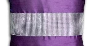Purple Silk Cushion Covers
