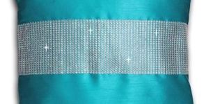 Sky Blue Silk Cushion Covers