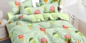 Glace Cotton Kids Double Bedsheet