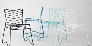 Stackable Wire Chairs