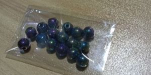 BLACK RAINBOW LUSTER GLASS BEADS