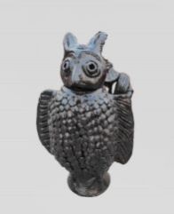 Terracotta Owl Statue