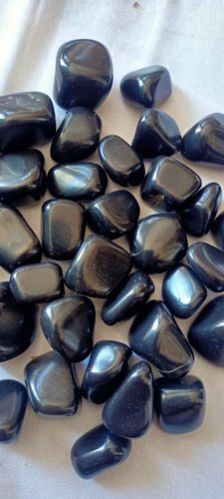 Black Kathiawari Tumbled Stone