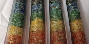 Seven Chakra Orgone Stone