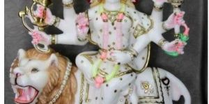 Marble Durga Mata Statue