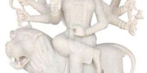 Marble Maa Durga Statue
