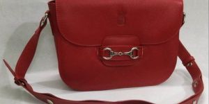 Ladies Red Leather Handbags