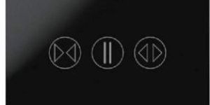 SmartiQo WiFi Glass Panel Curtain Touch Switch