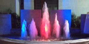 Water Fountains with Lights