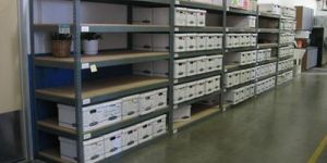 Record Storage Racks