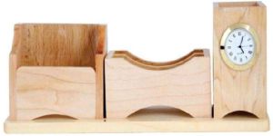 Wooden Office Desk Organizer