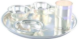 Silver Plated Thali Dinner Sets