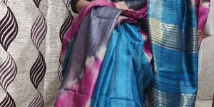 Tassar Zari Border Silk Saree