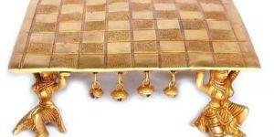 Brass Round Pooja Chowki