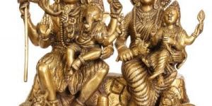 Brass Shiva Parivar Statue