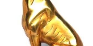 Golden Dog Statue