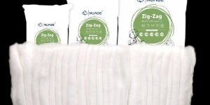 Absorbent Zig Zag Cotton