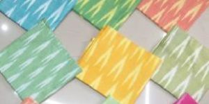 Pure Cotton Ikat Fabric