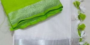 Pure Linen Saree with Blouse