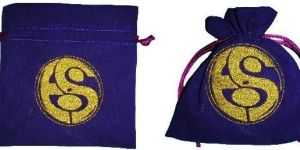 Velvet Drawstring Jewelry Pouch with Logo
